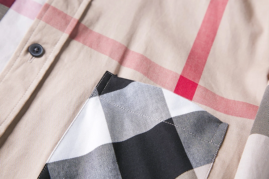 Breathable 551 Burberry Shirts Long Sleeved For Men