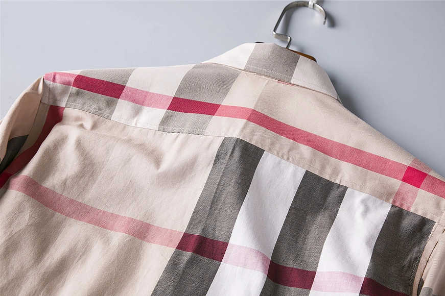 Breathable 551 Burberry Shirts Long Sleeved For Men