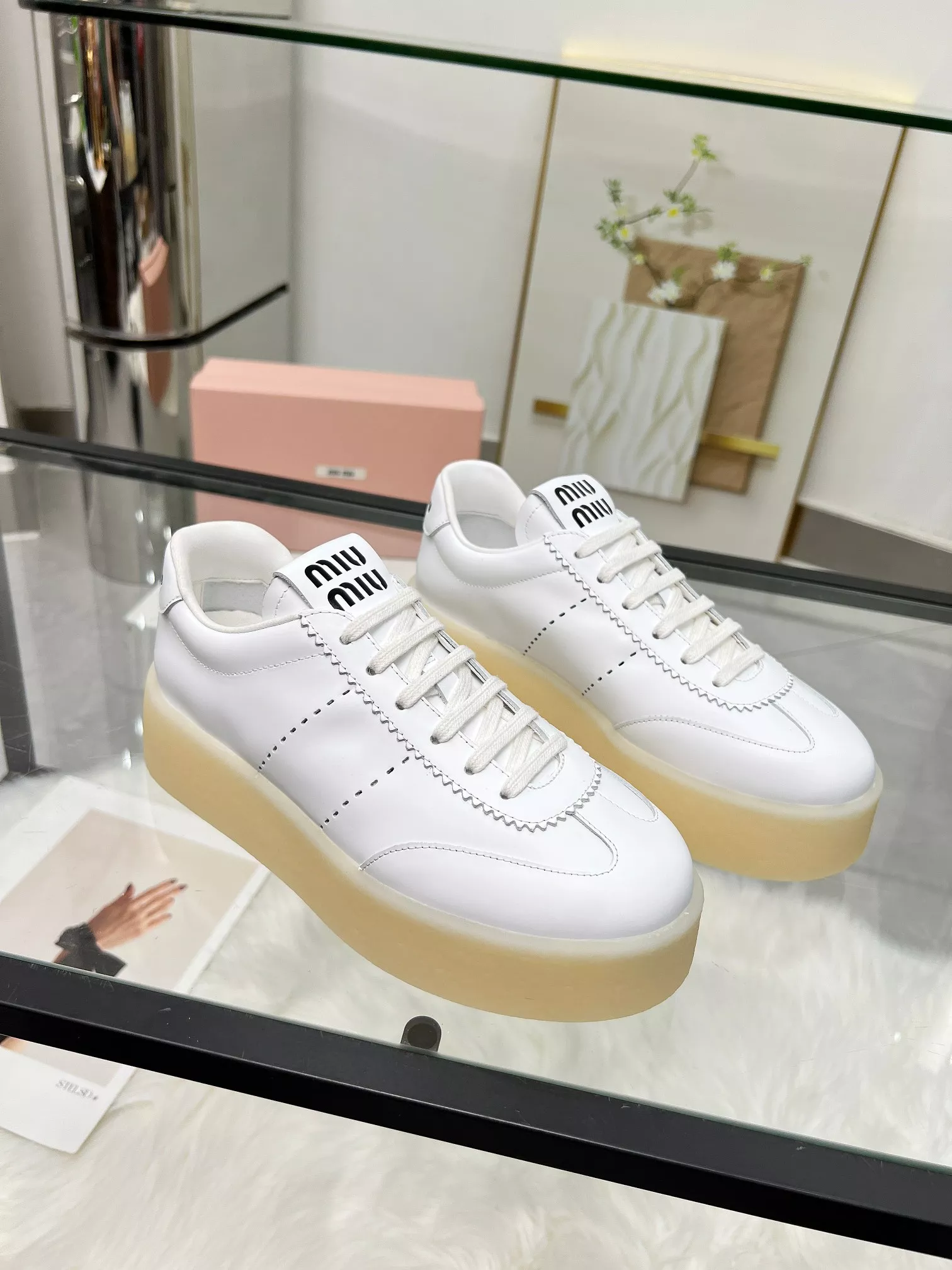 Breathable 5571 MIU MIU Casual Shoes For Women