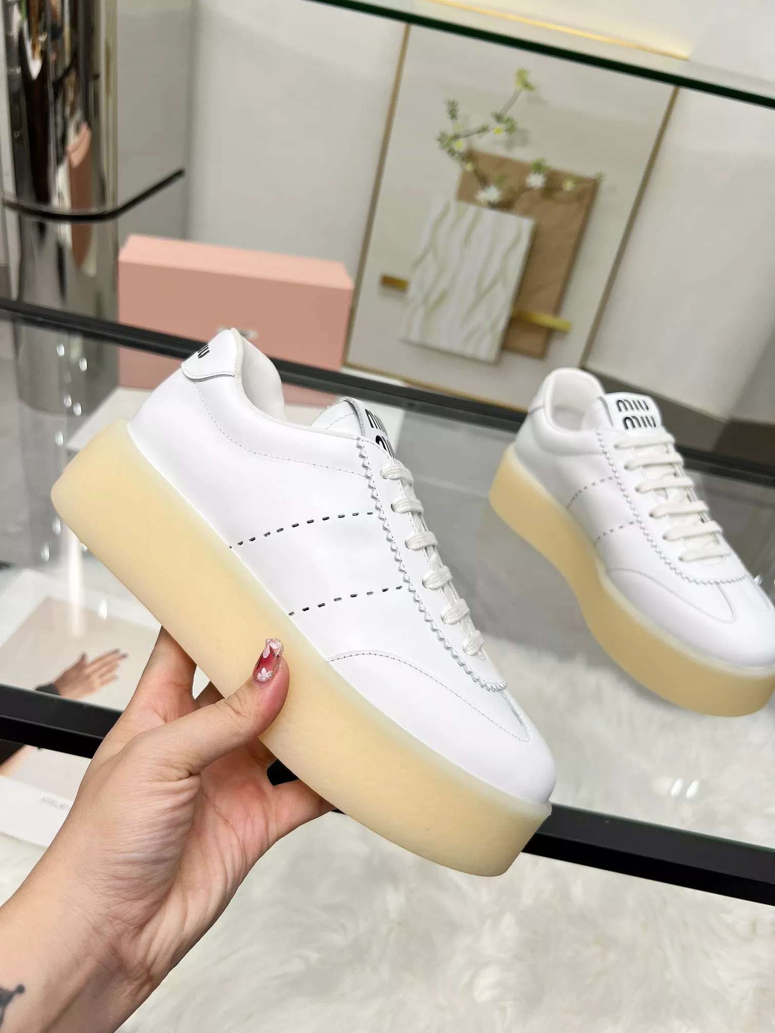 Breathable 5571 MIU MIU Casual Shoes For Women