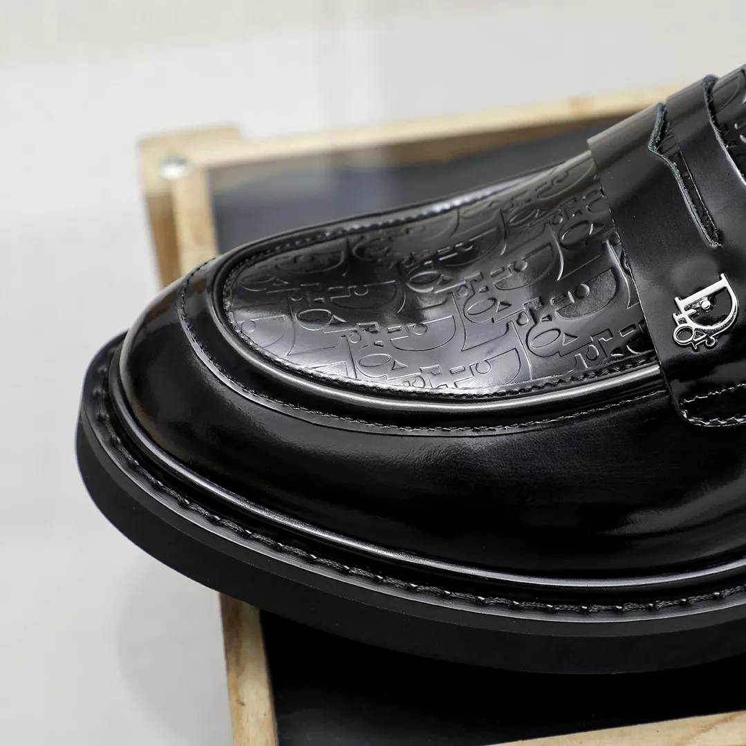 Breathable 5782 Christian Dior Leather Shoes For Men