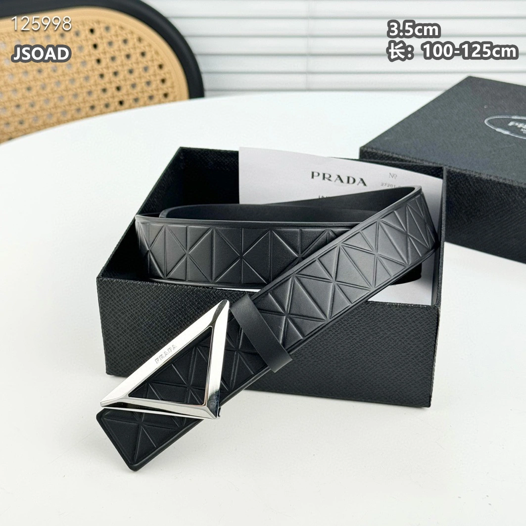 Breathable 5893 Prada AAA Quality Belts For Men
