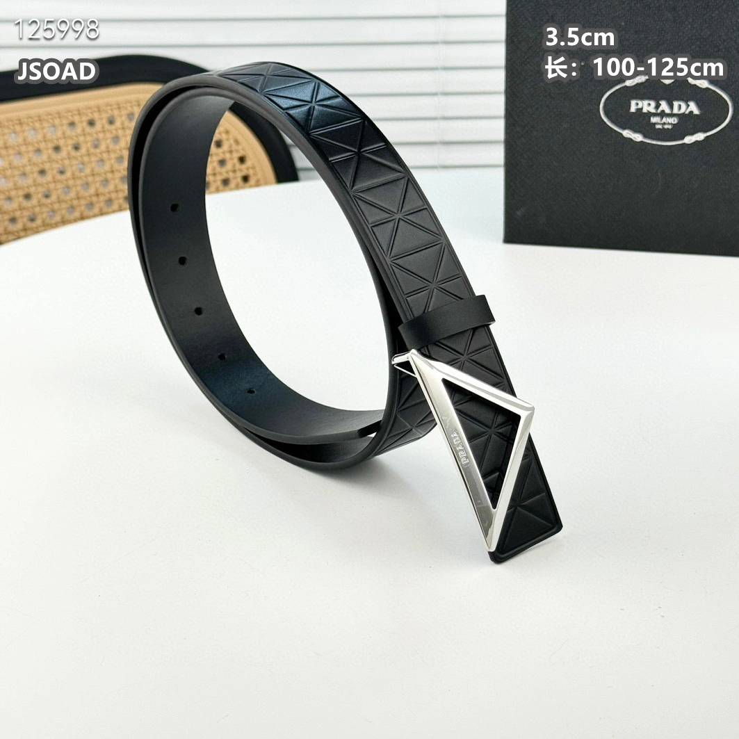 Breathable 5893 Prada AAA Quality Belts For Men
