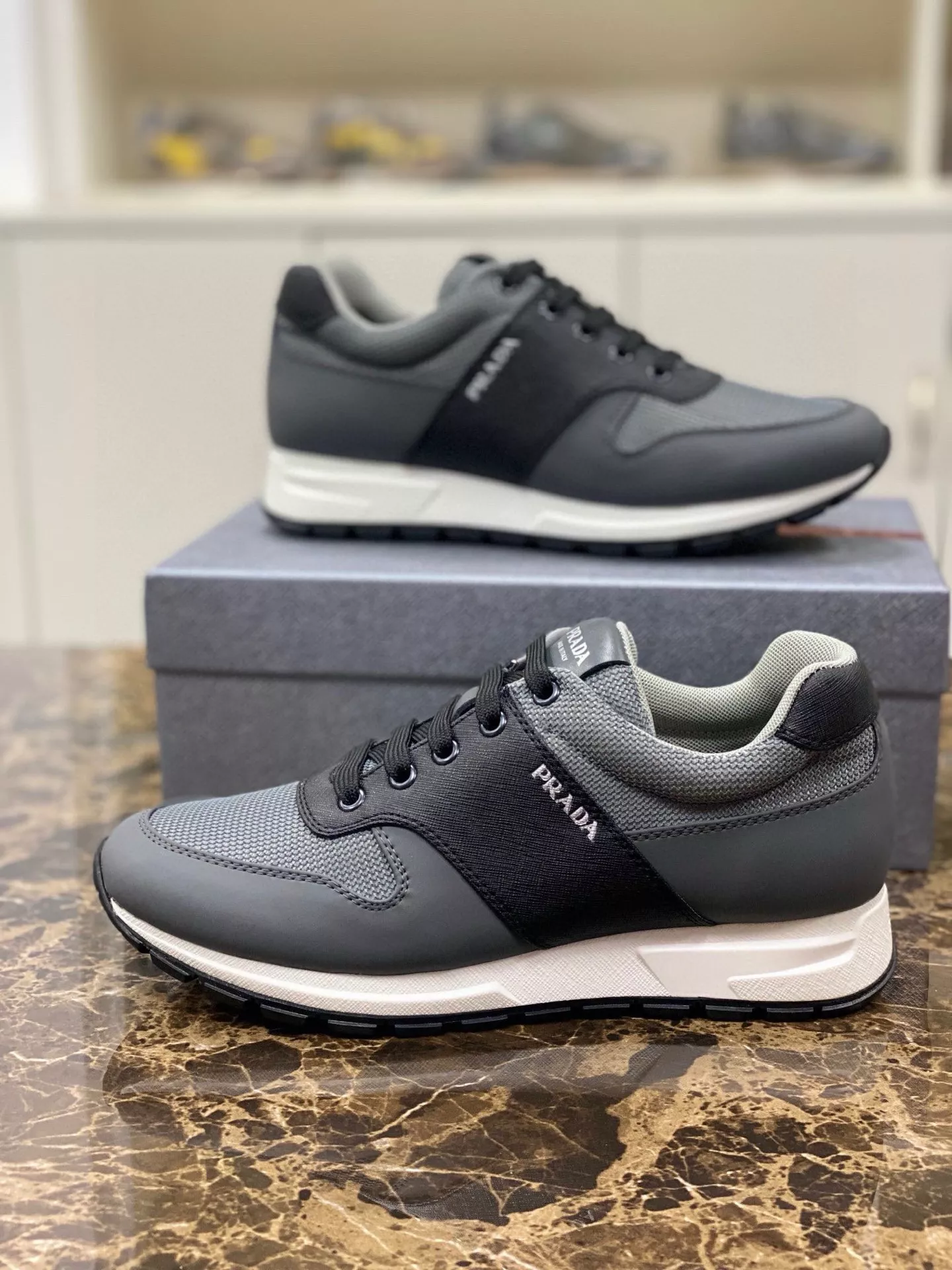 Breathable 5988 Prada Casual Shoes For Men