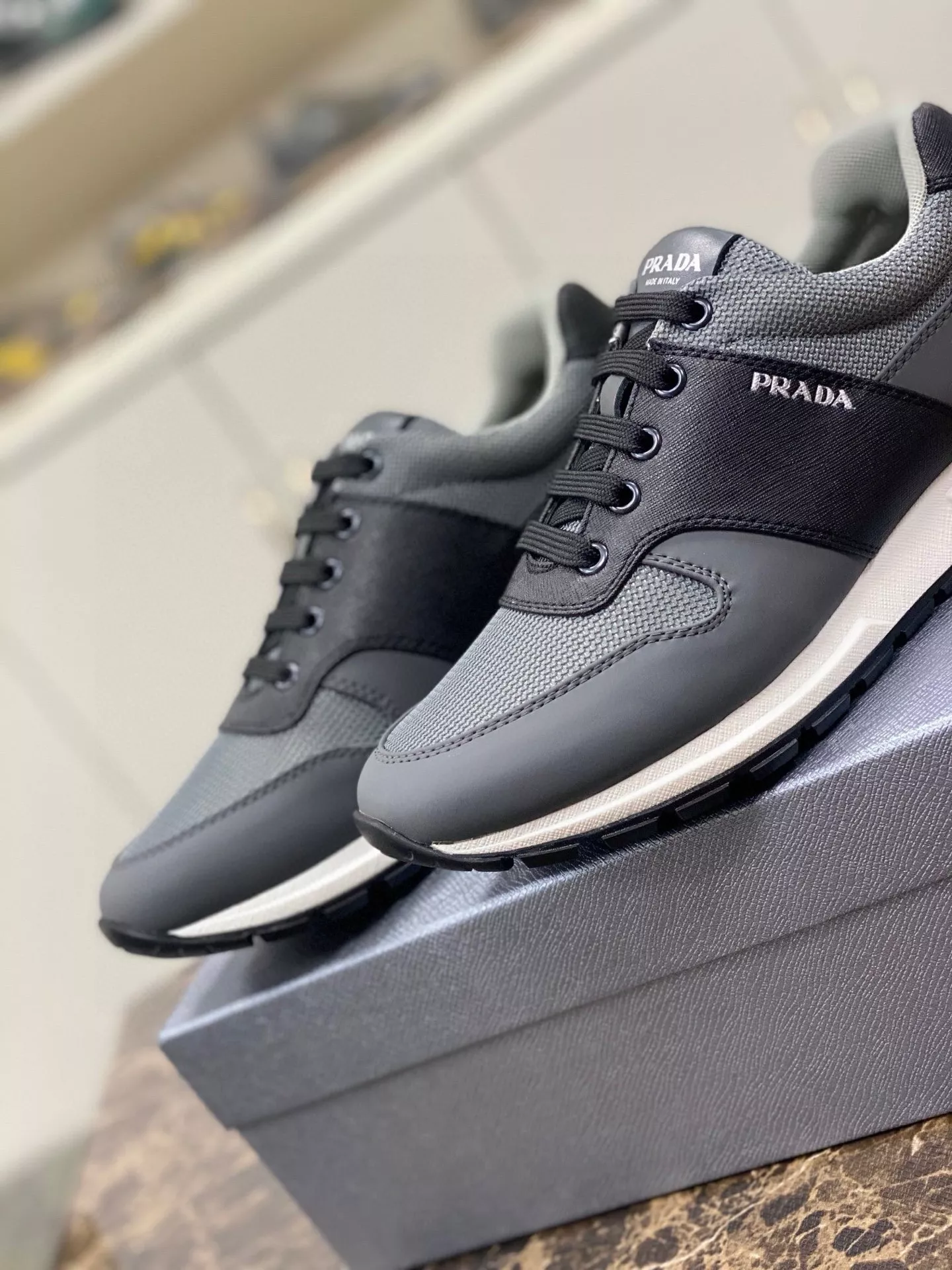Breathable 5988 Prada Casual Shoes For Men