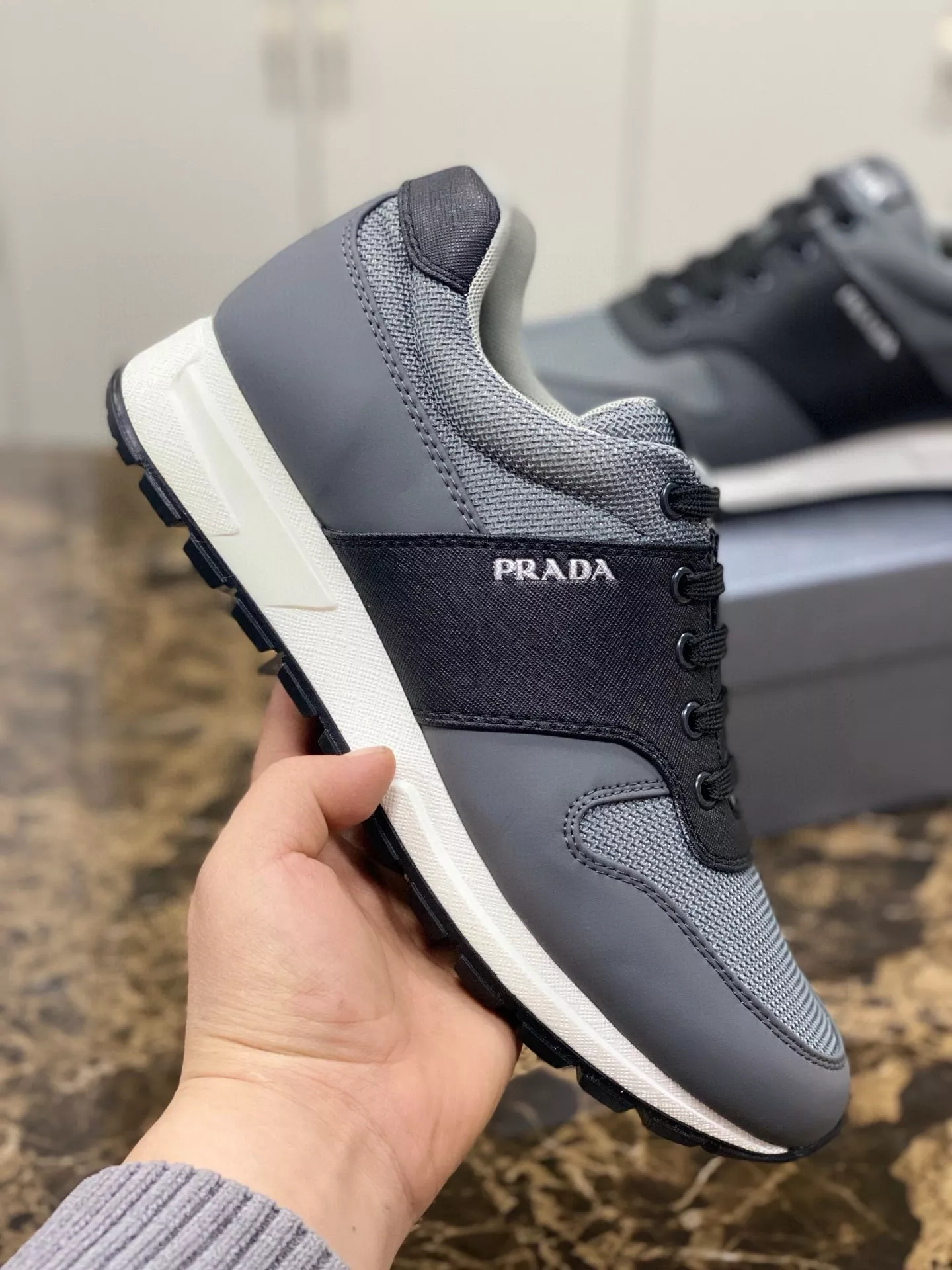Breathable 5988 Prada Casual Shoes For Men