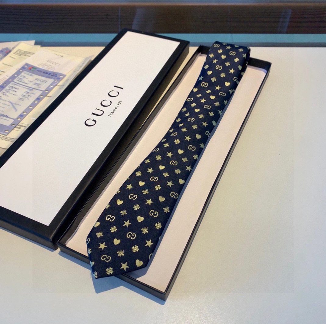 Breathable 6055 Gucci Necktie For Men