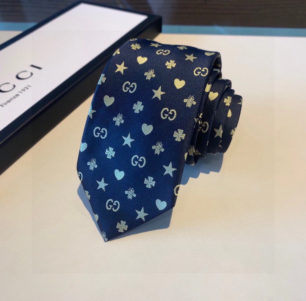 Breathable 6055 Gucci Necktie For Men