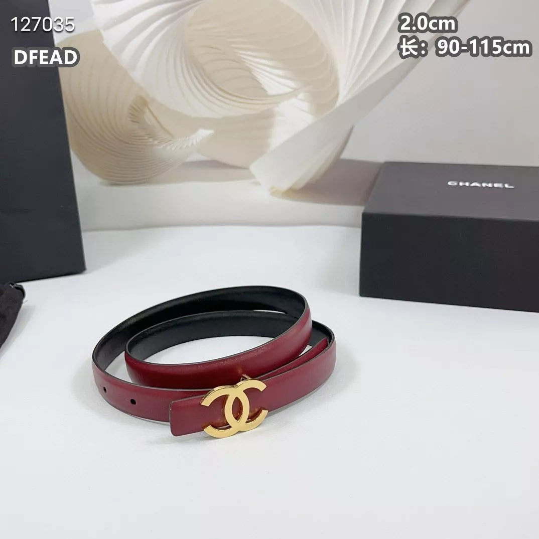Breathable 6094 Chanel AAA Quality Belts For Women