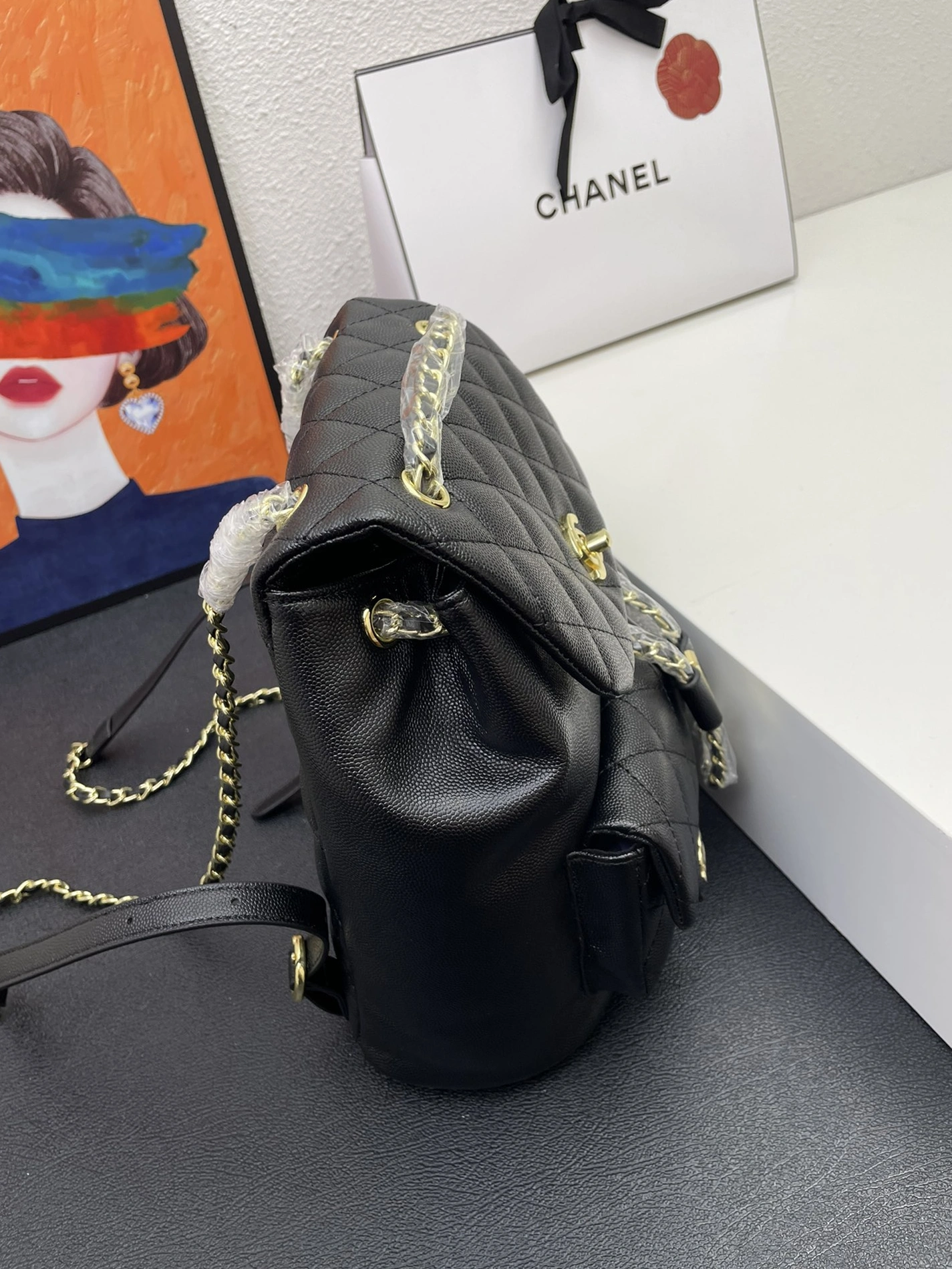 Breathable 6105 Chanel AAA Quality Backpacks For Women