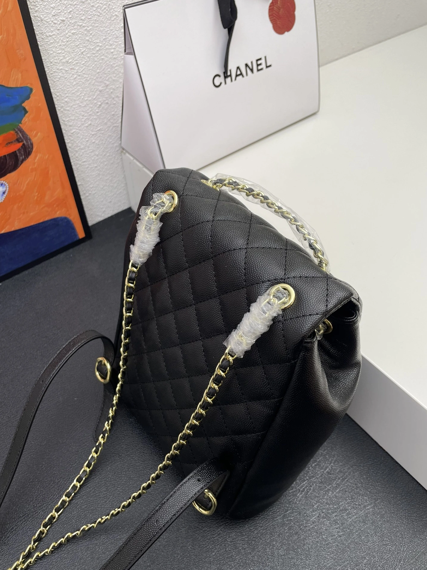 Breathable 6105 Chanel AAA Quality Backpacks For Women