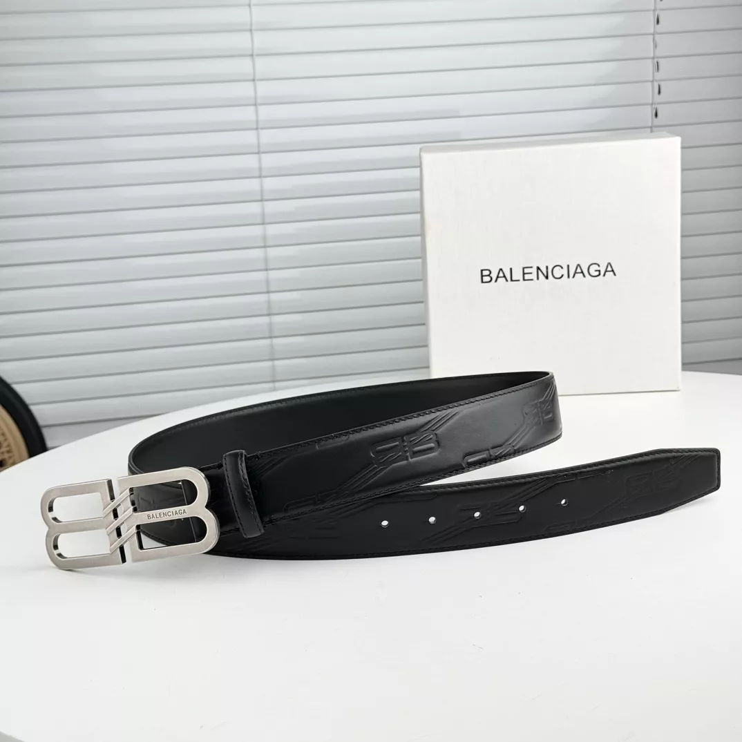 Breathable 6255 Balenciaga AAA Quality Belts In 4.0cm For Men