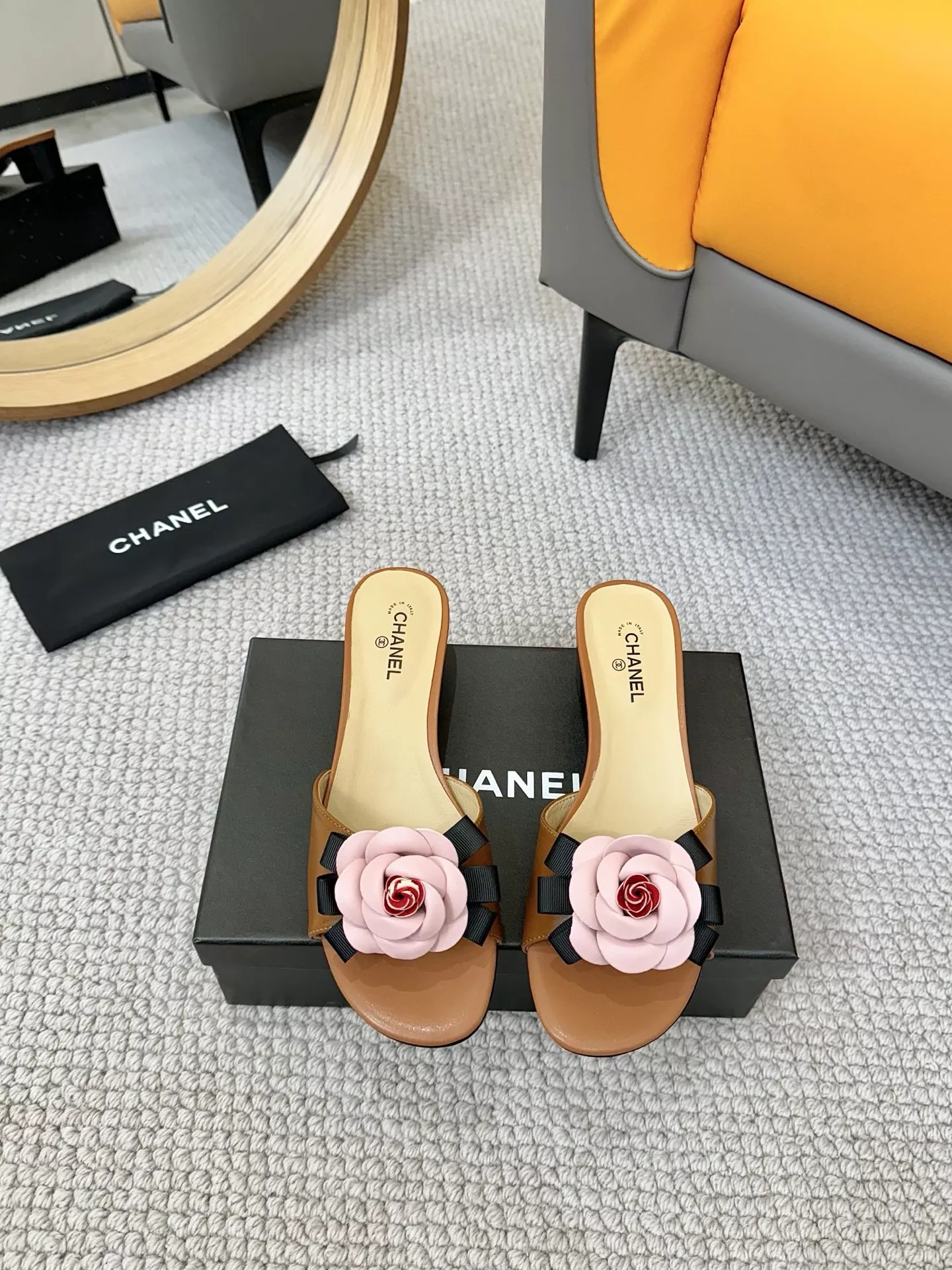 Breathable 6306 Chanel Slippers For Women