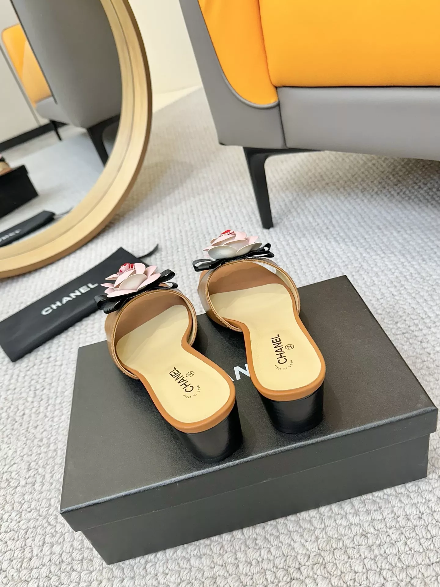 Breathable 6306 Chanel Slippers For Women