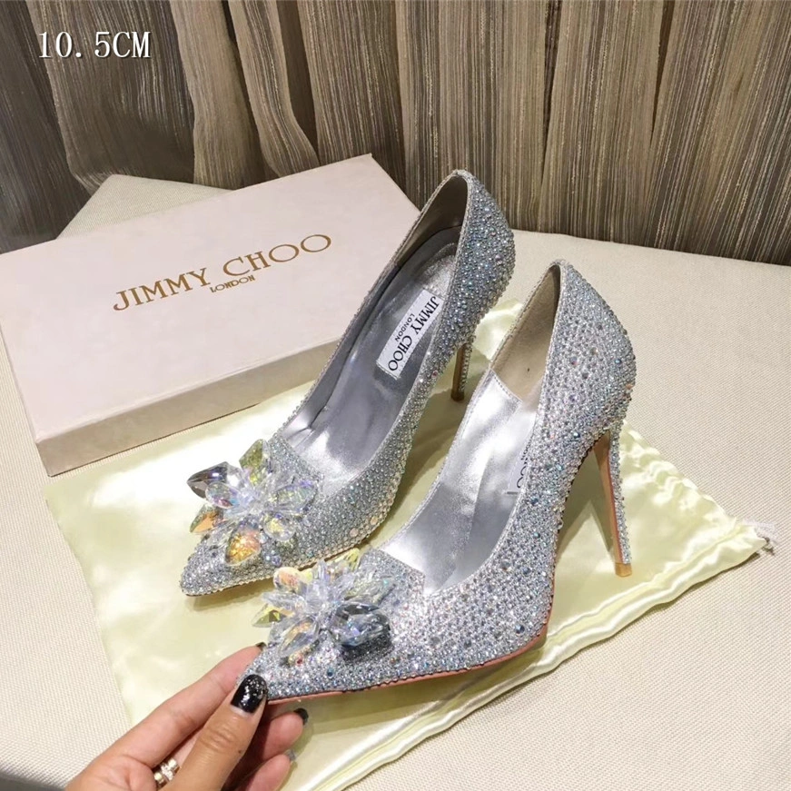 Breathable 6391 Jimmy Choo High-Heeled Shoes For Women