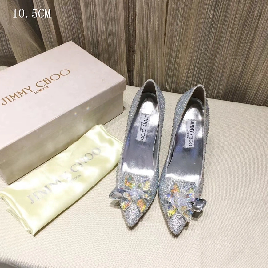 Breathable 6391 Jimmy Choo High-Heeled Shoes For Women