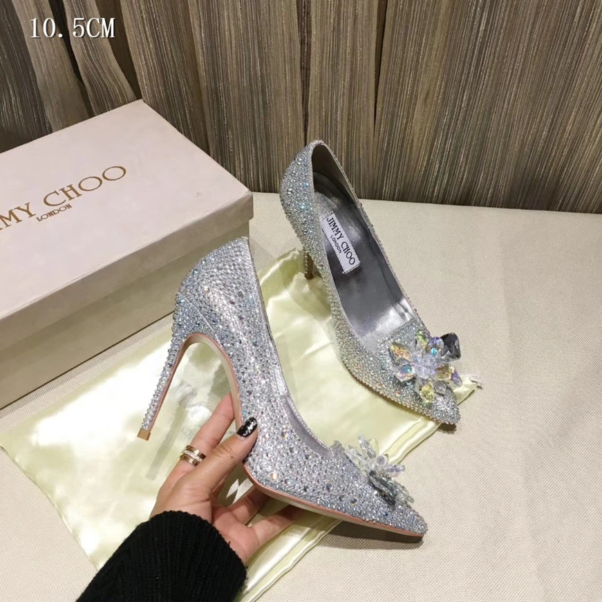Breathable 6391 Jimmy Choo High-Heeled Shoes For Women