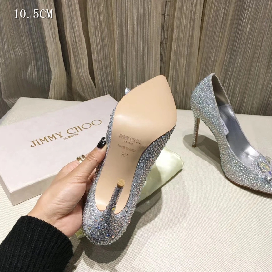 Breathable 6391 Jimmy Choo High-Heeled Shoes For Women
