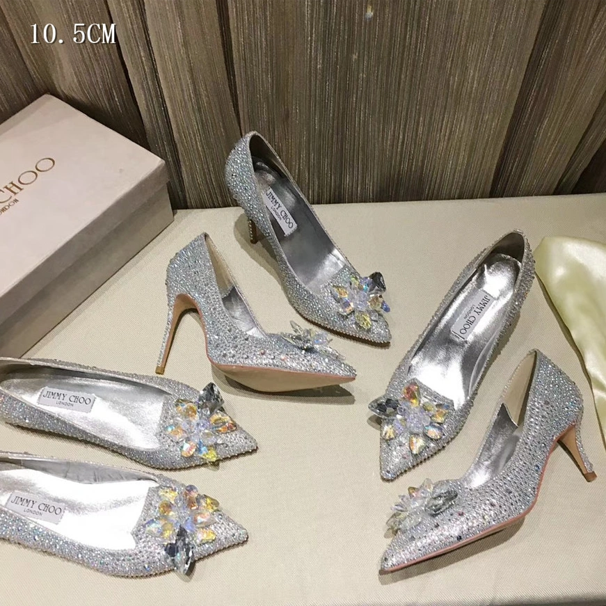 Breathable 6391 Jimmy Choo High-Heeled Shoes For Women