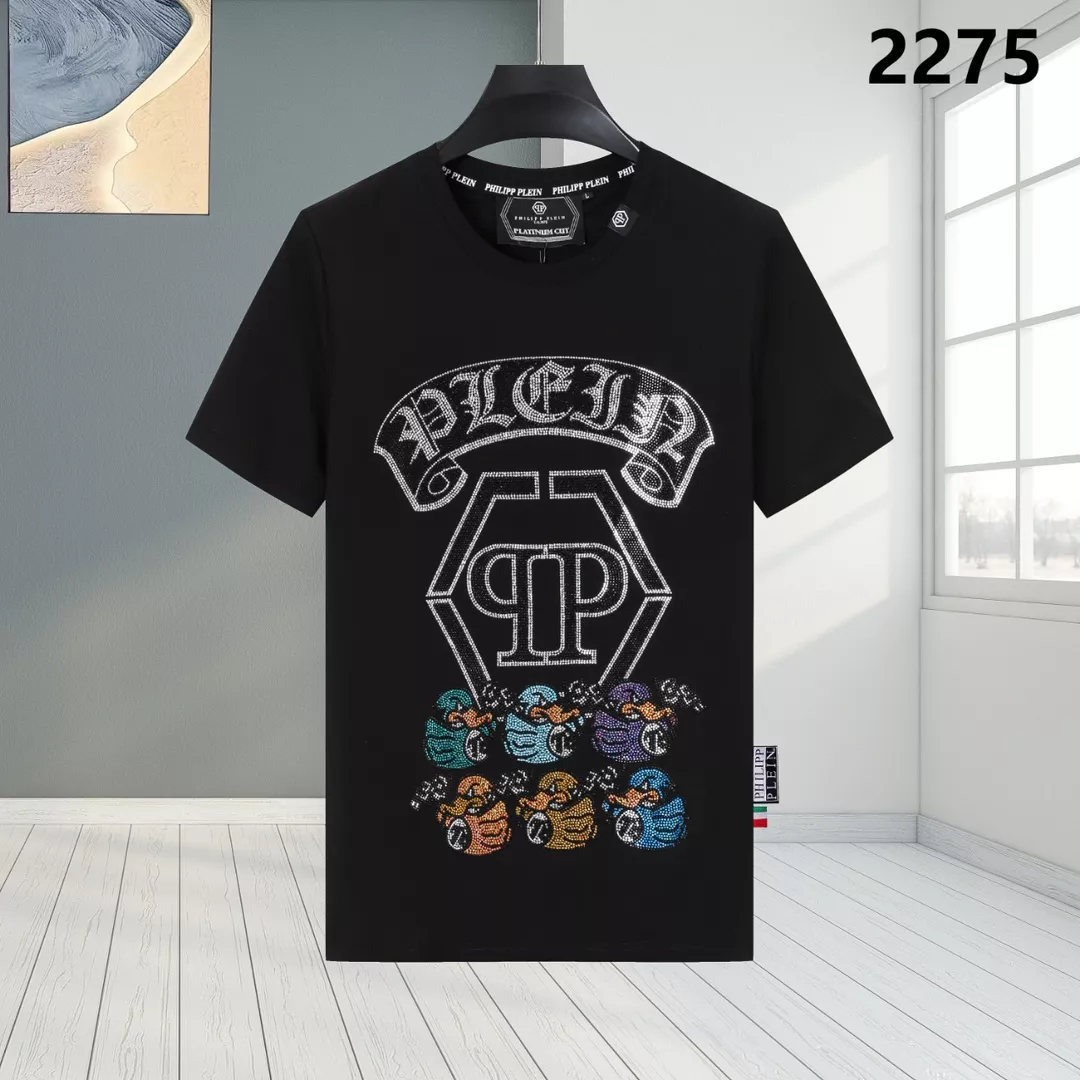 Breathable 6581 Philipp Plein PP T-Shirts Short Sleeved For Men