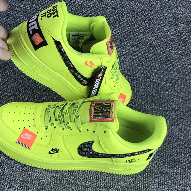 Breathable 6599 Nike Air Force 1 Just Do It AF1 For Men