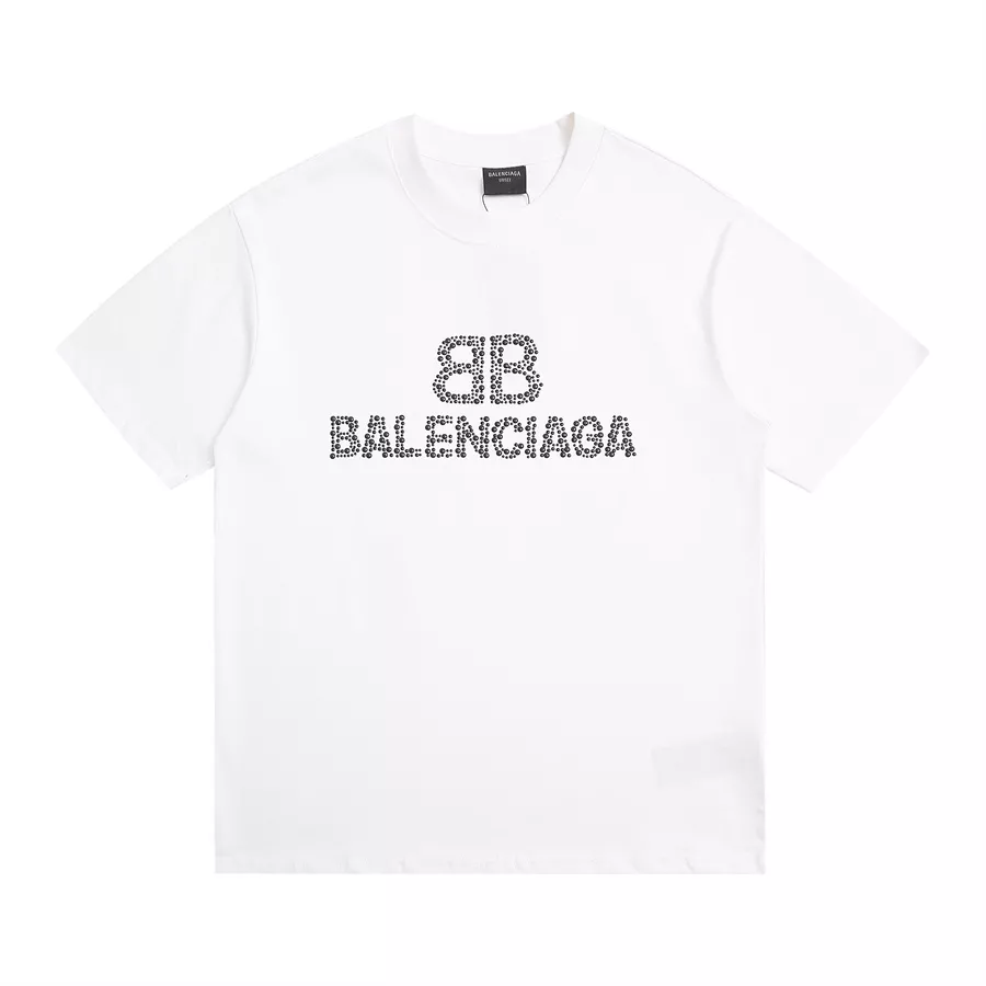 Breathable 6605 Balenciaga T-Shirts Short Sleeved For Unisex