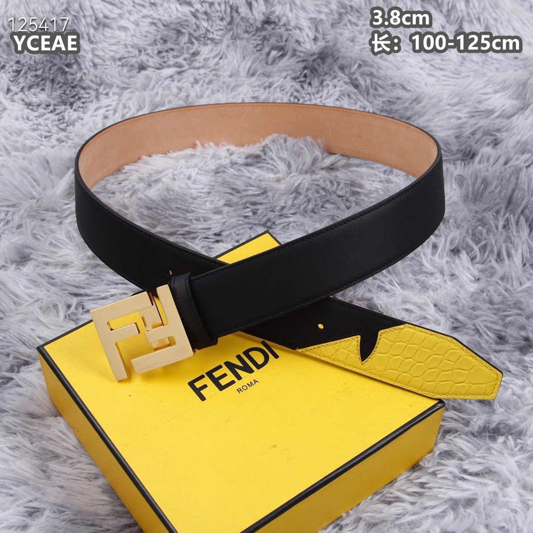 Breathable 6751 Fendi AAA Quality Belts For Men