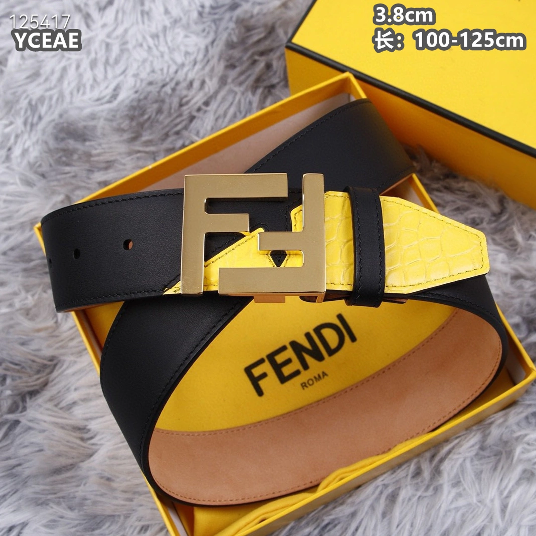 Breathable 6751 Fendi AAA Quality Belts For Men