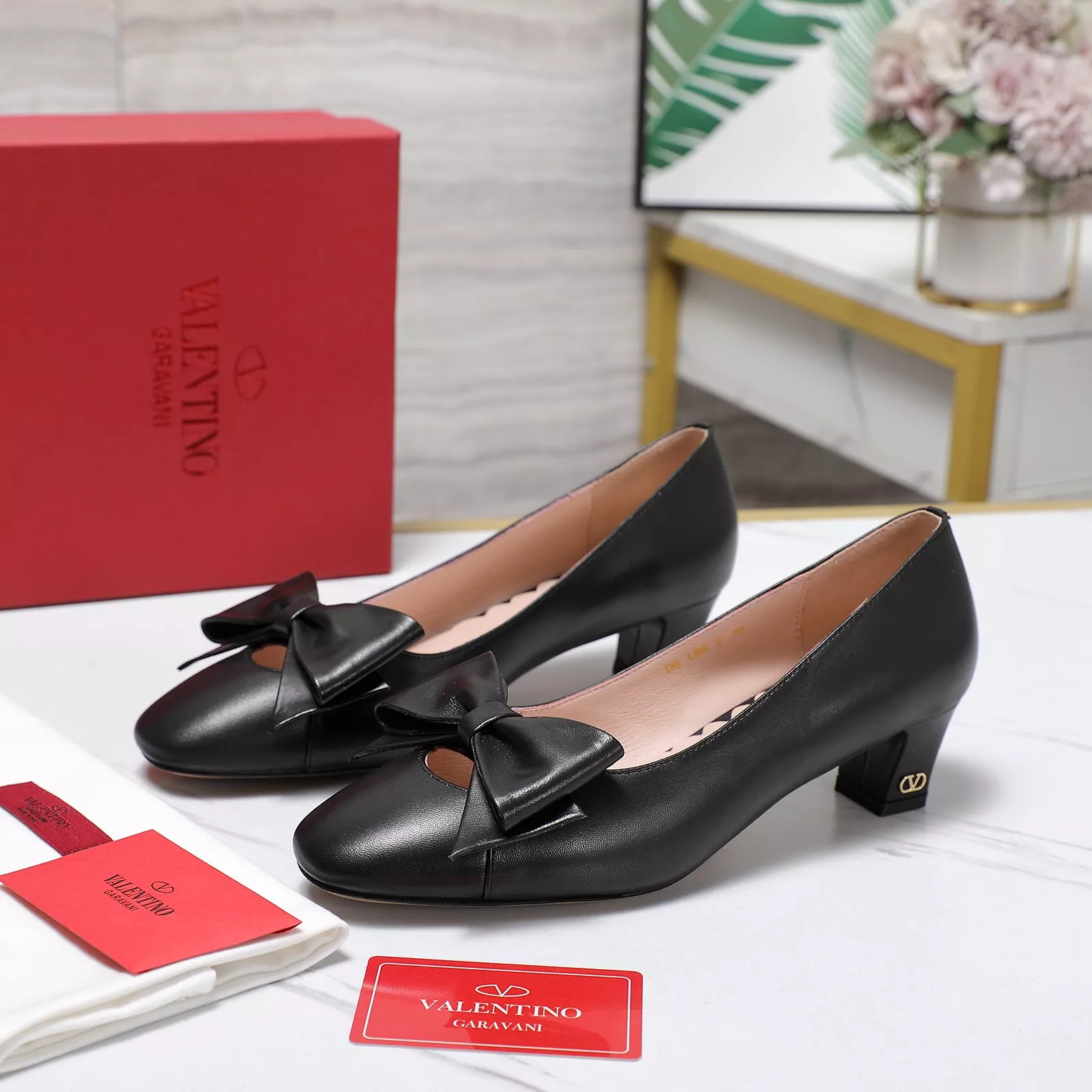 Breathable 6828 Valentino High-Heeled Shoes For Women