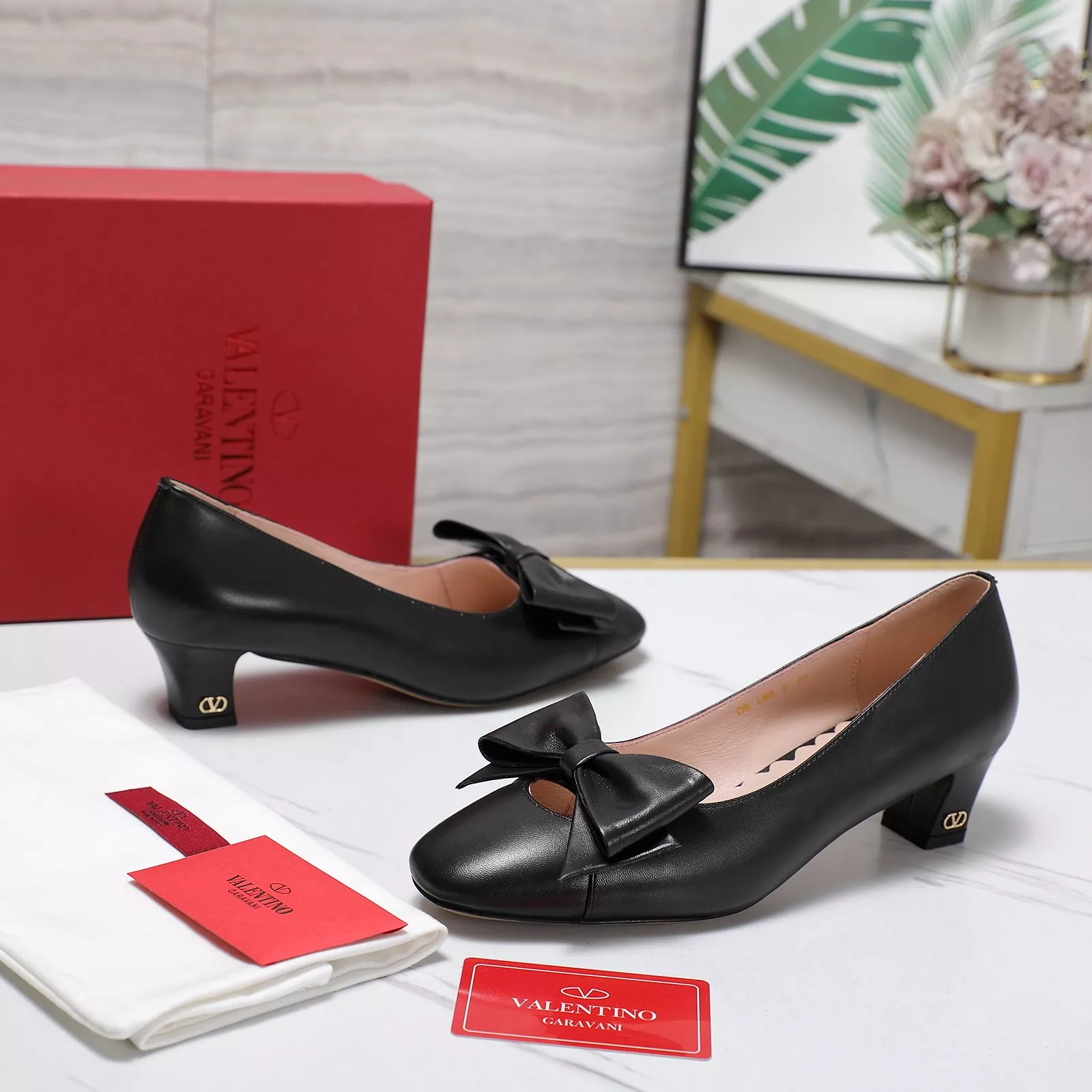 Breathable 6828 Valentino High-Heeled Shoes For Women