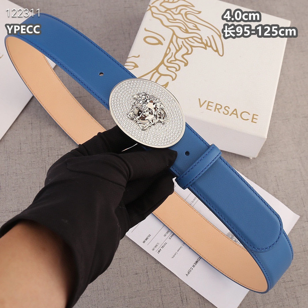 Breathable 6989 Versace AAA Quality Belts For Unisex