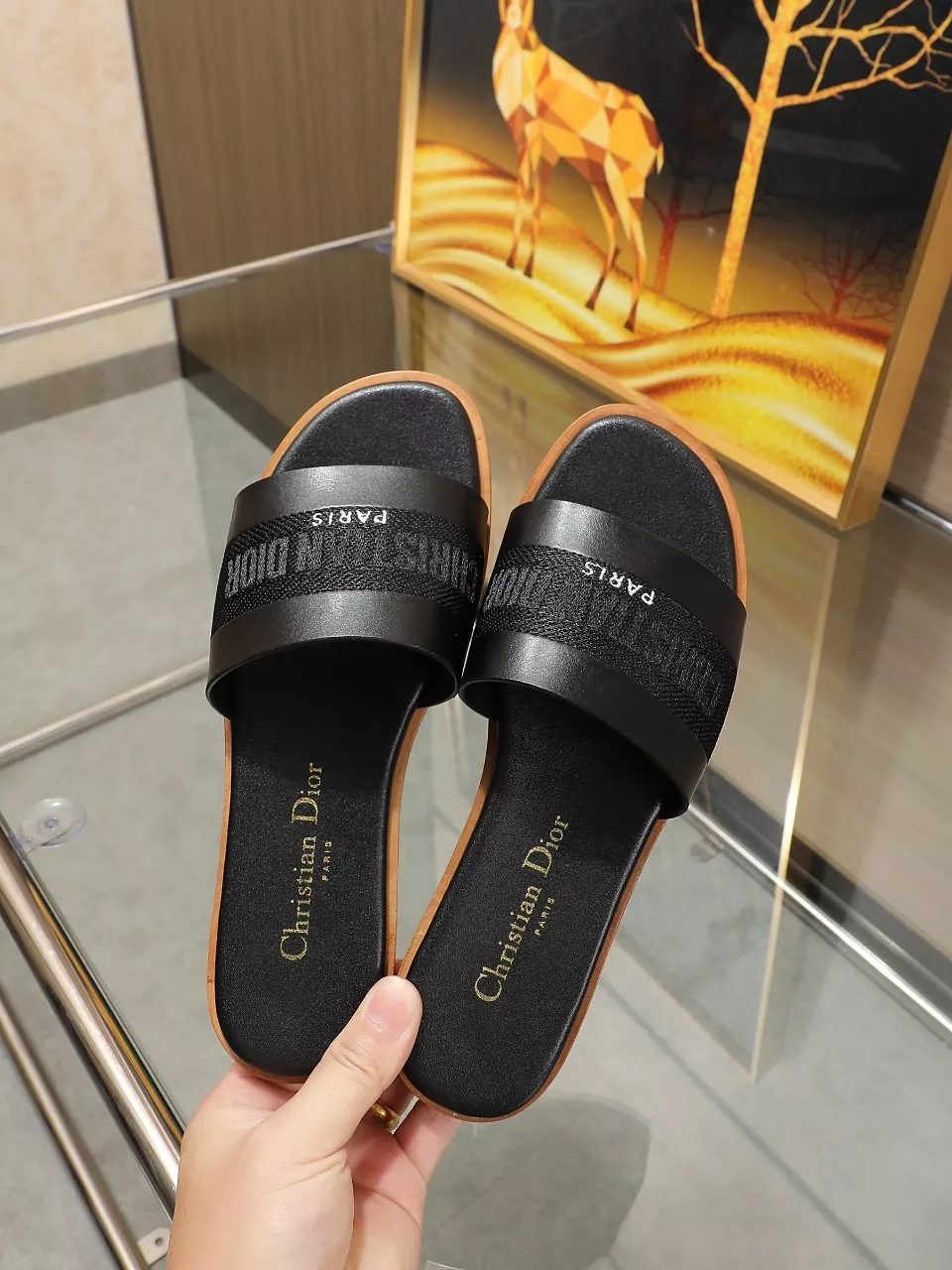 Breathable 703 Christian Dior Slippers For Women