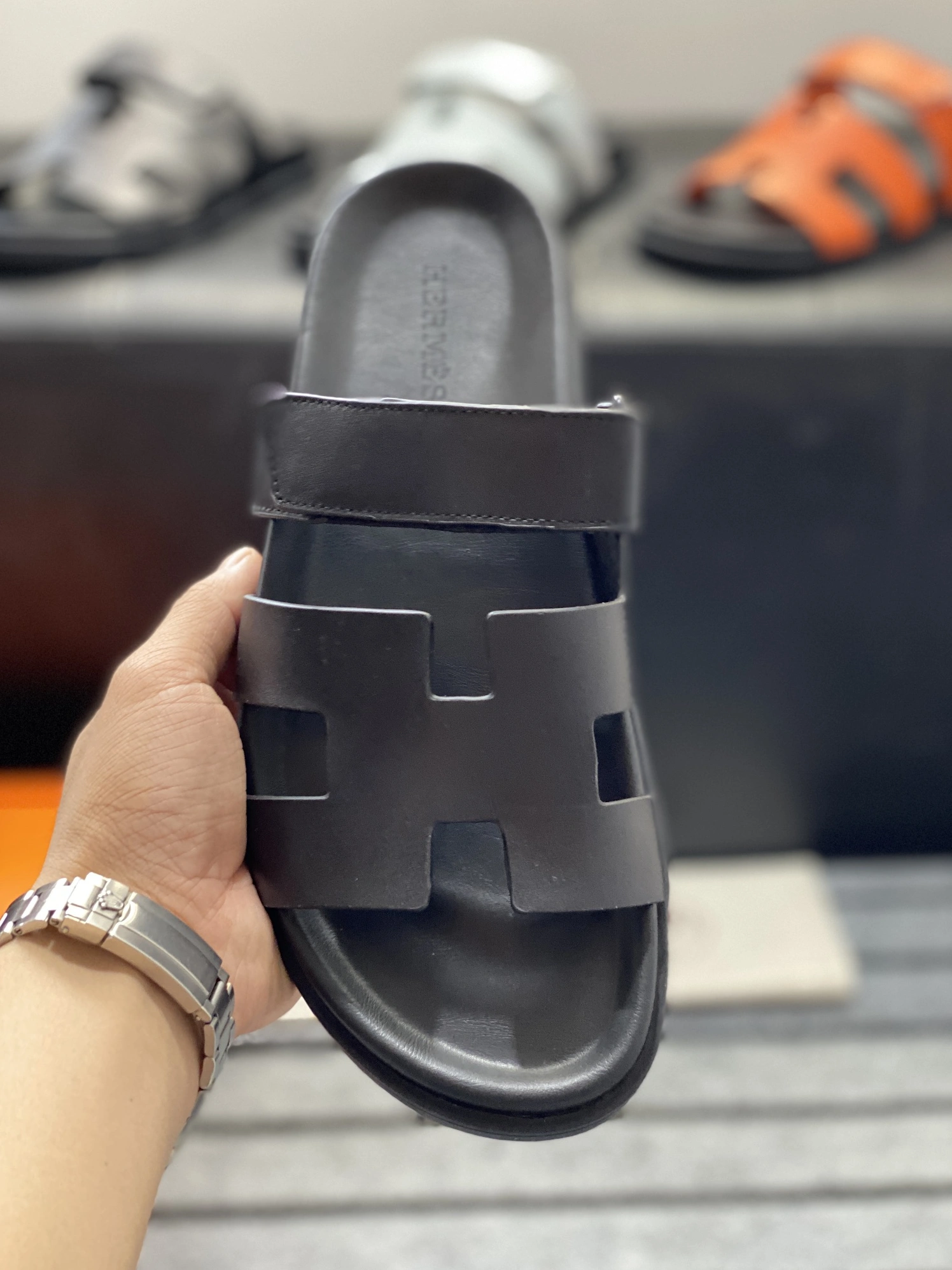 Breathable 7049 Hermes Sandal For Men