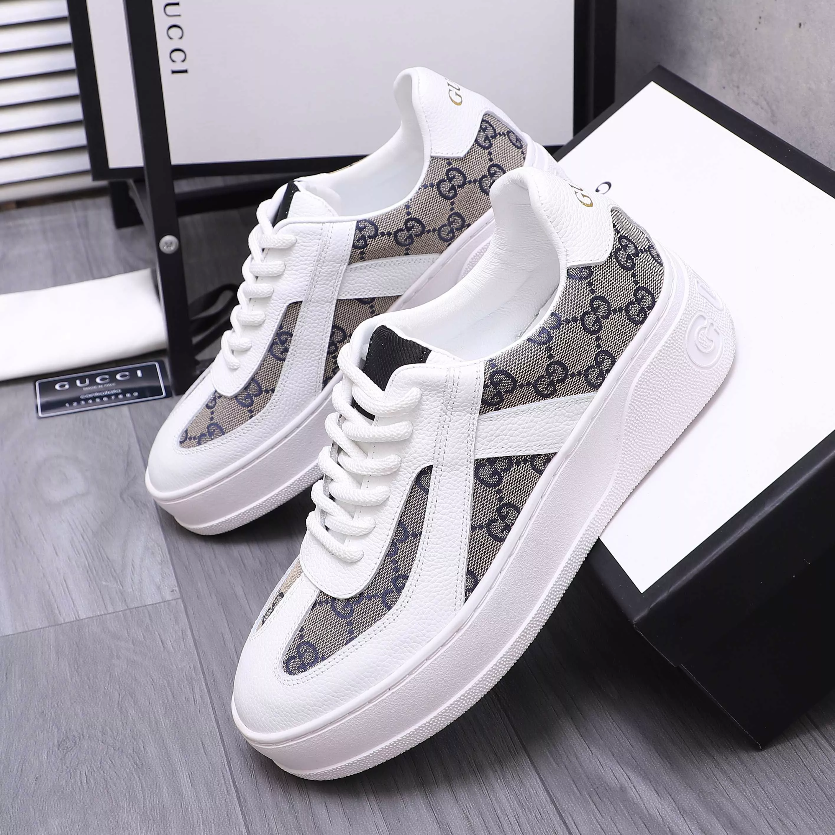 Breathable 7159 Gucci Casual Shoes For Men