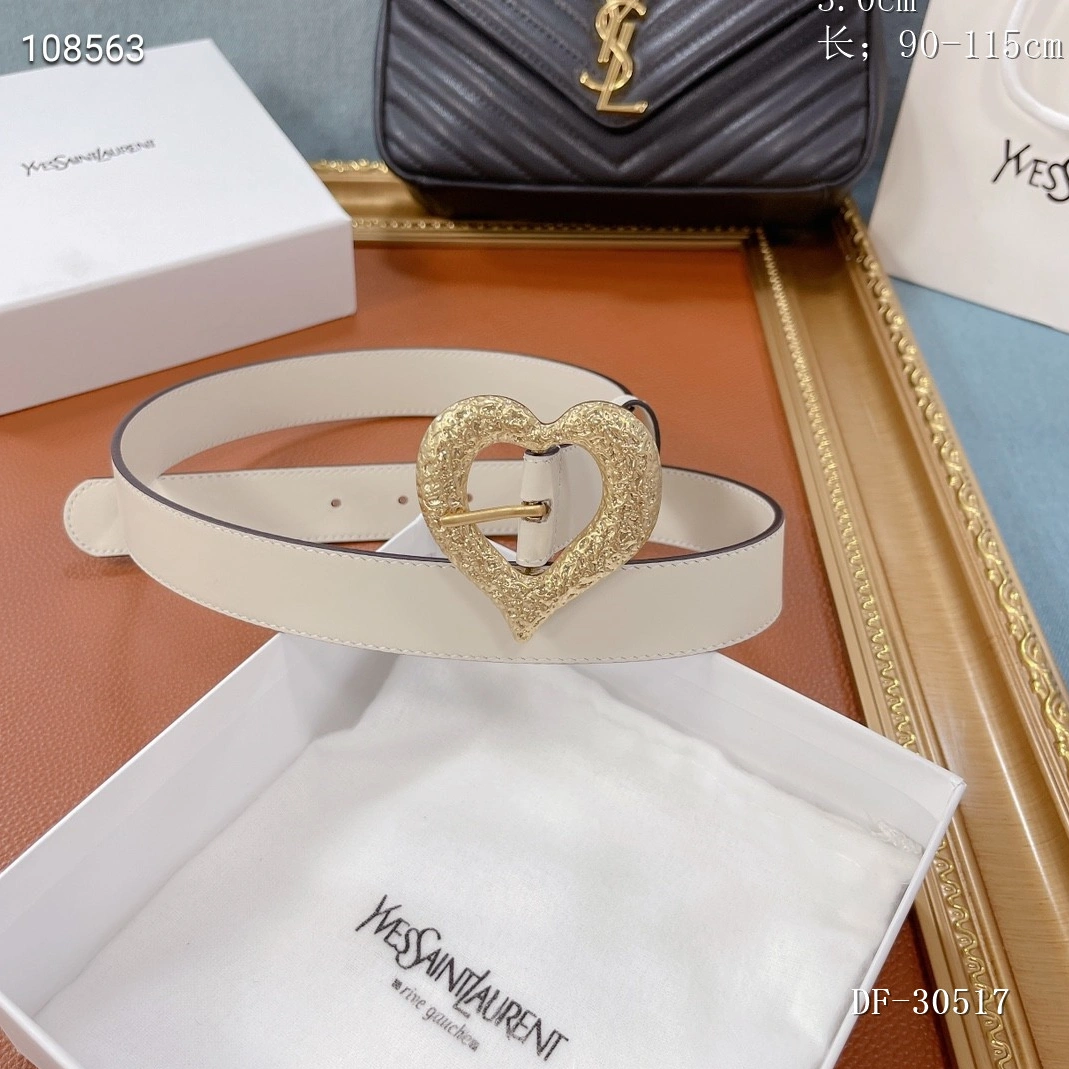 Breathable 7198 Yves Saint Laurent AAA Belts