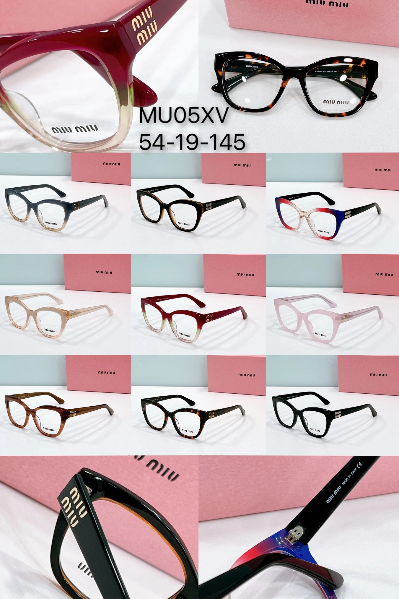Breathable 7253 MIU MIU Goggles