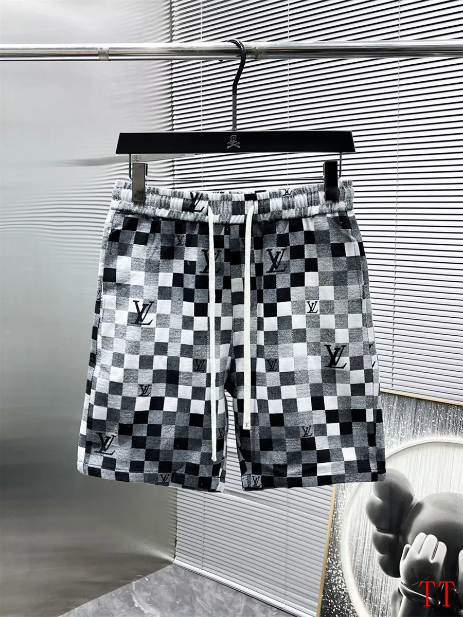 Breathable 7270 Louis Vuitton LV Tracksuits Short Sleeved For Men