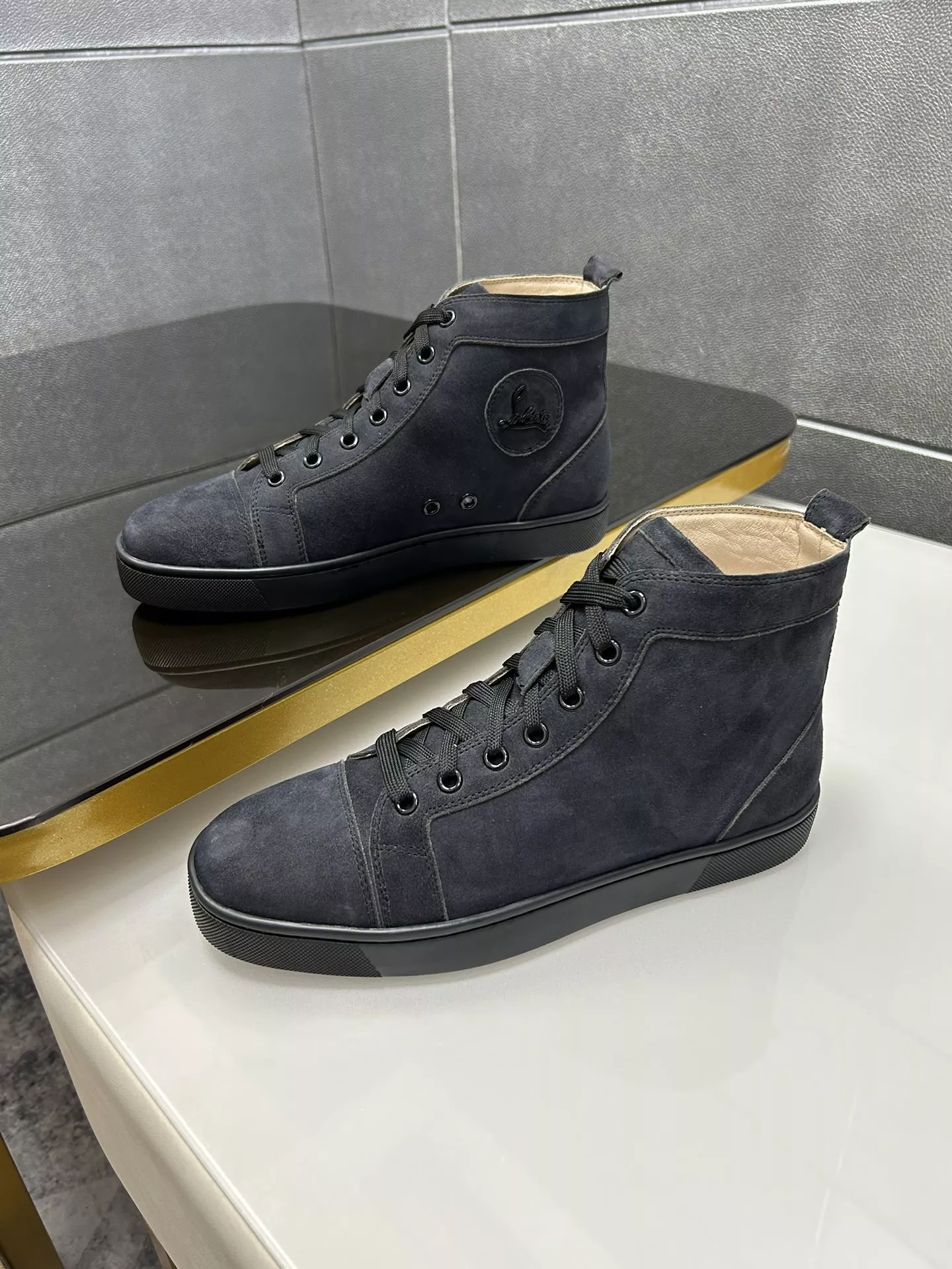 Breathable 7365 Christian Louboutin High Top Shoes For Men