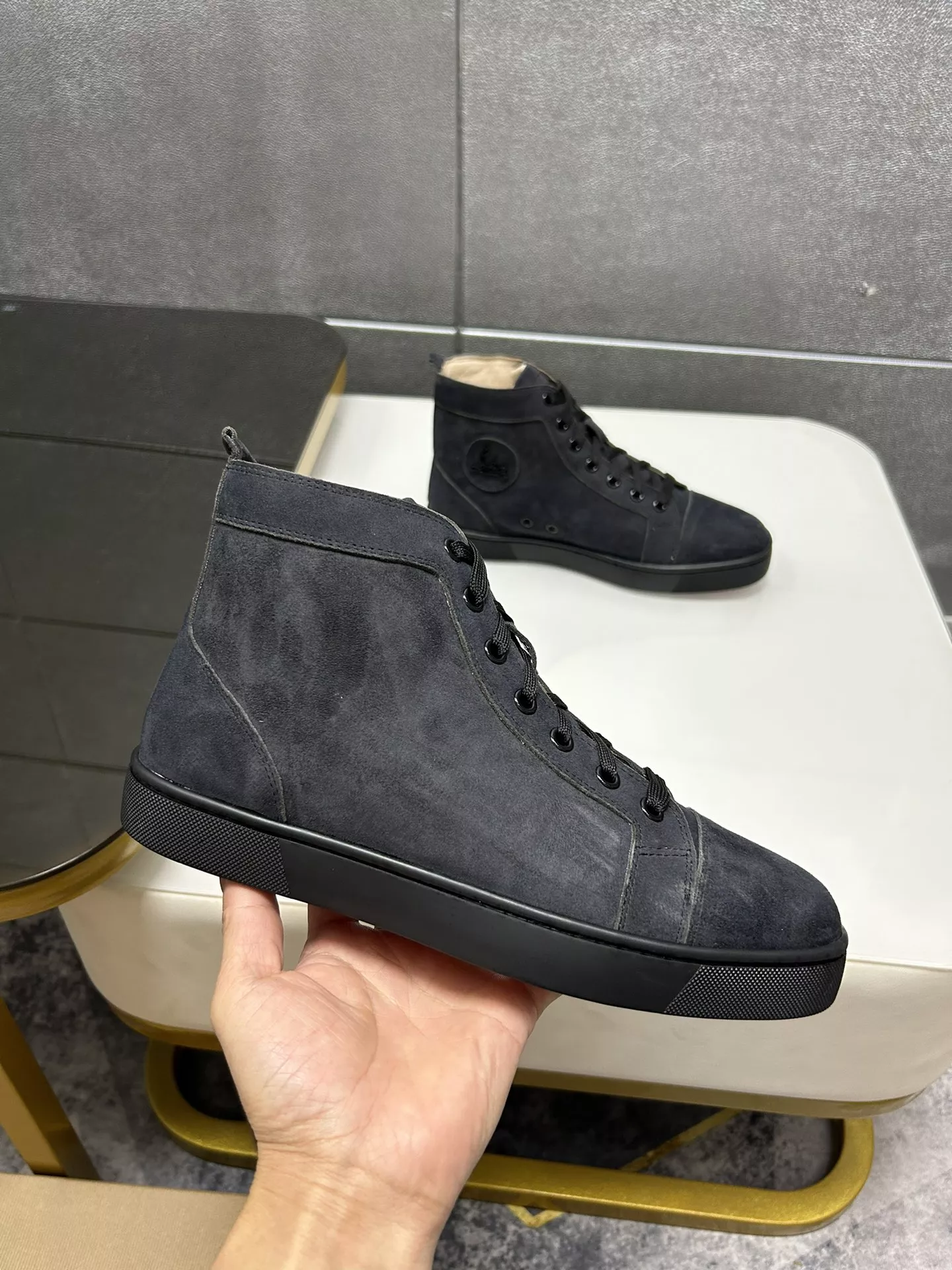 Breathable 7365 Christian Louboutin High Top Shoes For Men