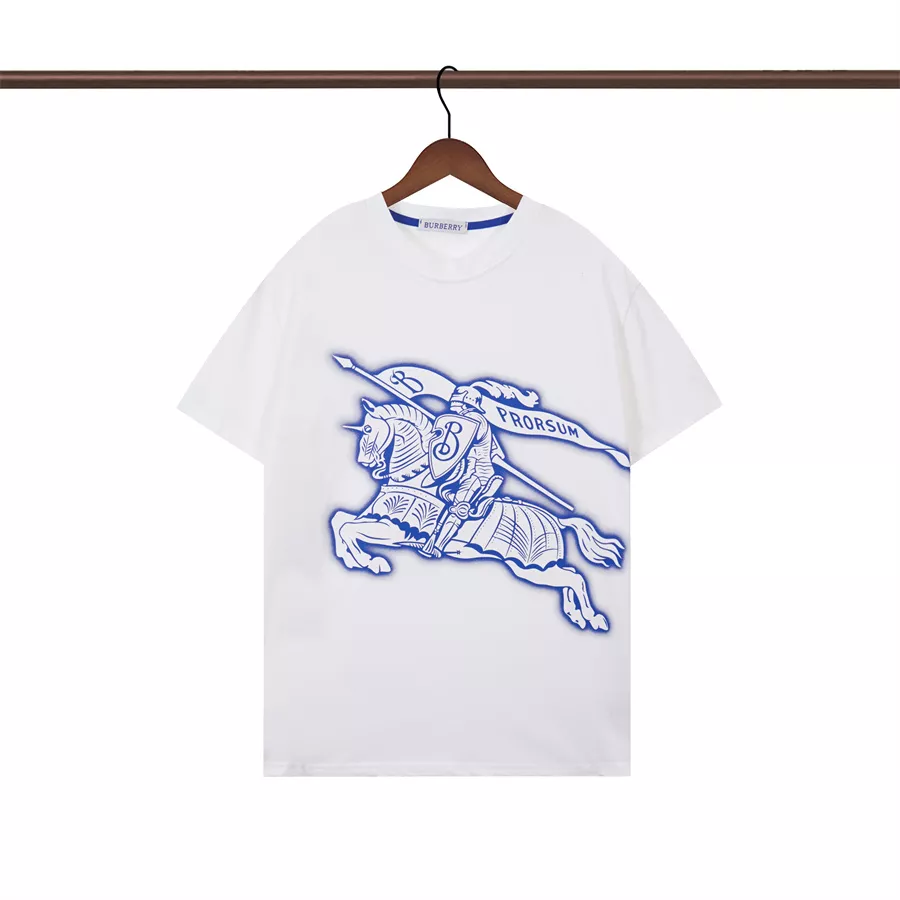 Breathable 7435 Burberry T-Shirts Short Sleeved For Unisex