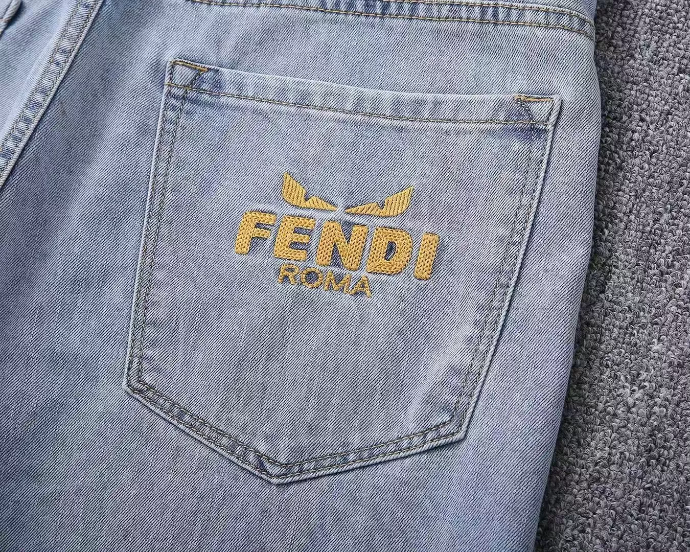 Breathable 7495 Fendi Jeans For Men
