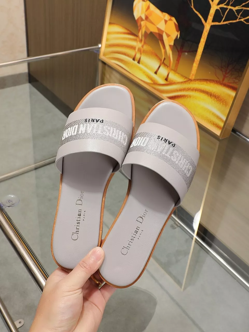 Breathable 7505 Christian Dior Slippers For Women