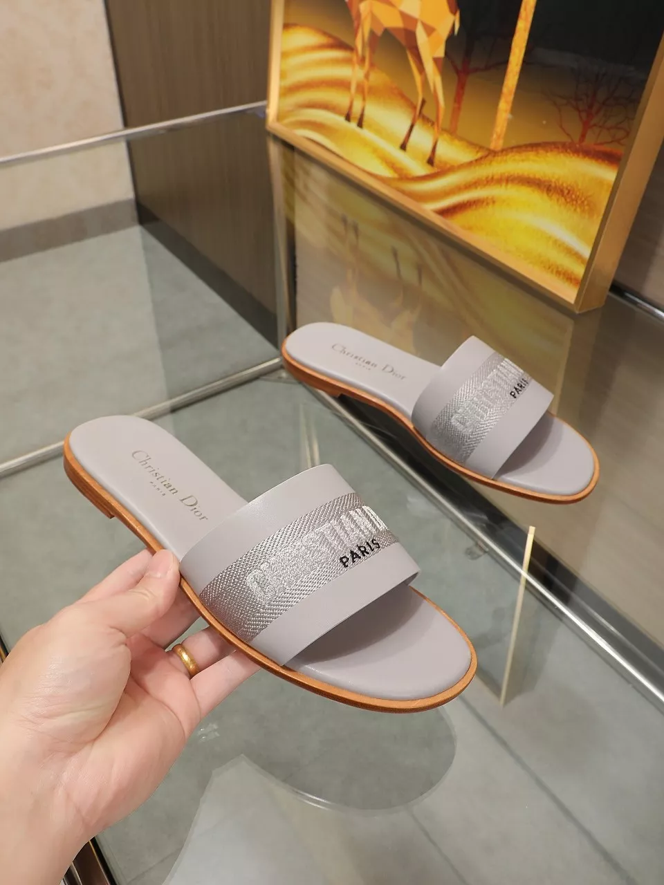 Breathable 7505 Christian Dior Slippers For Women