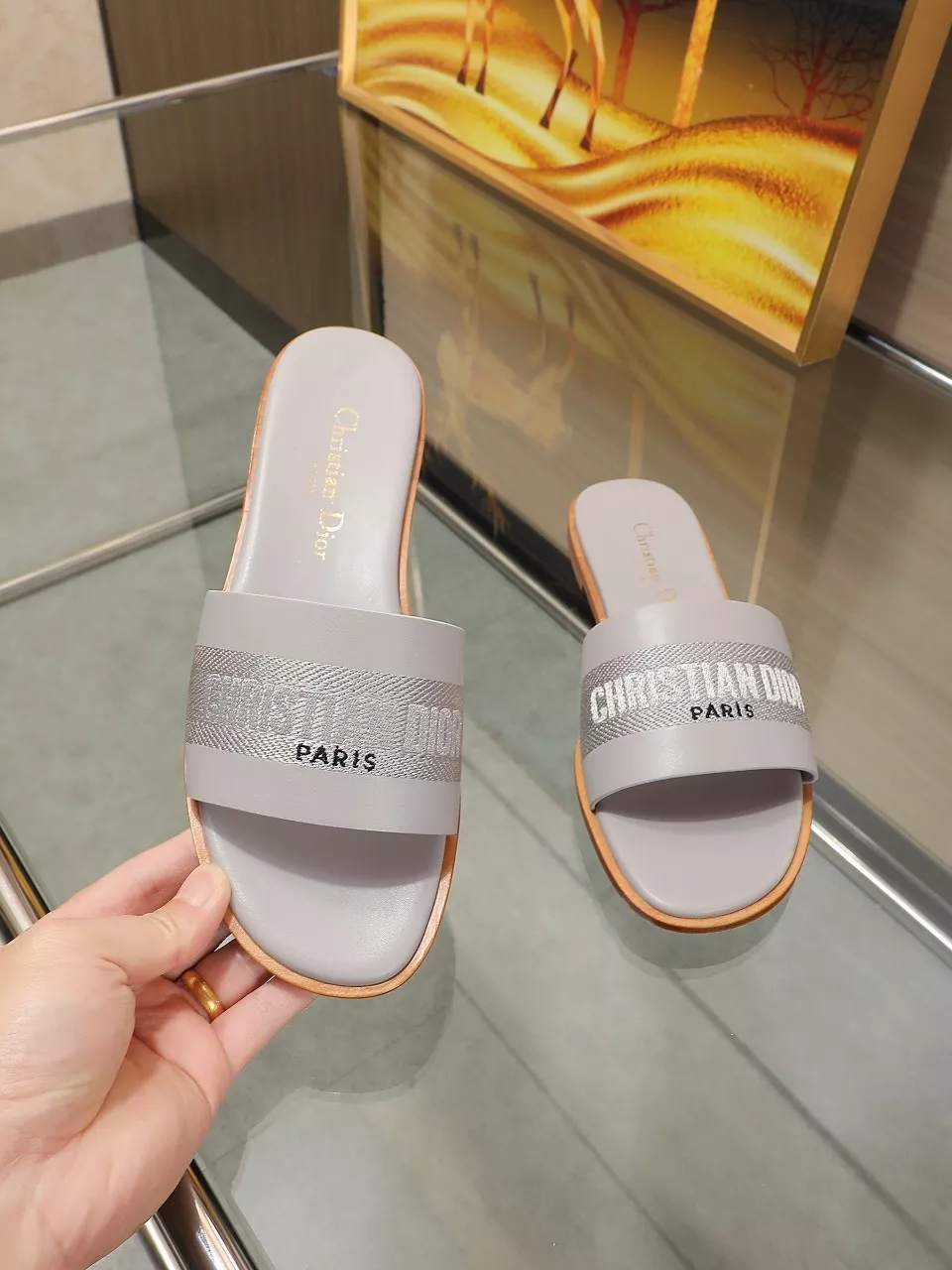 Breathable 7505 Christian Dior Slippers For Women