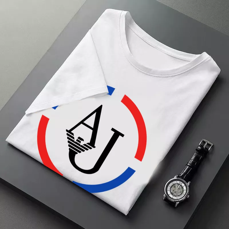 Breathable 7517 Armani T-Shirts Short Sleeved For Men