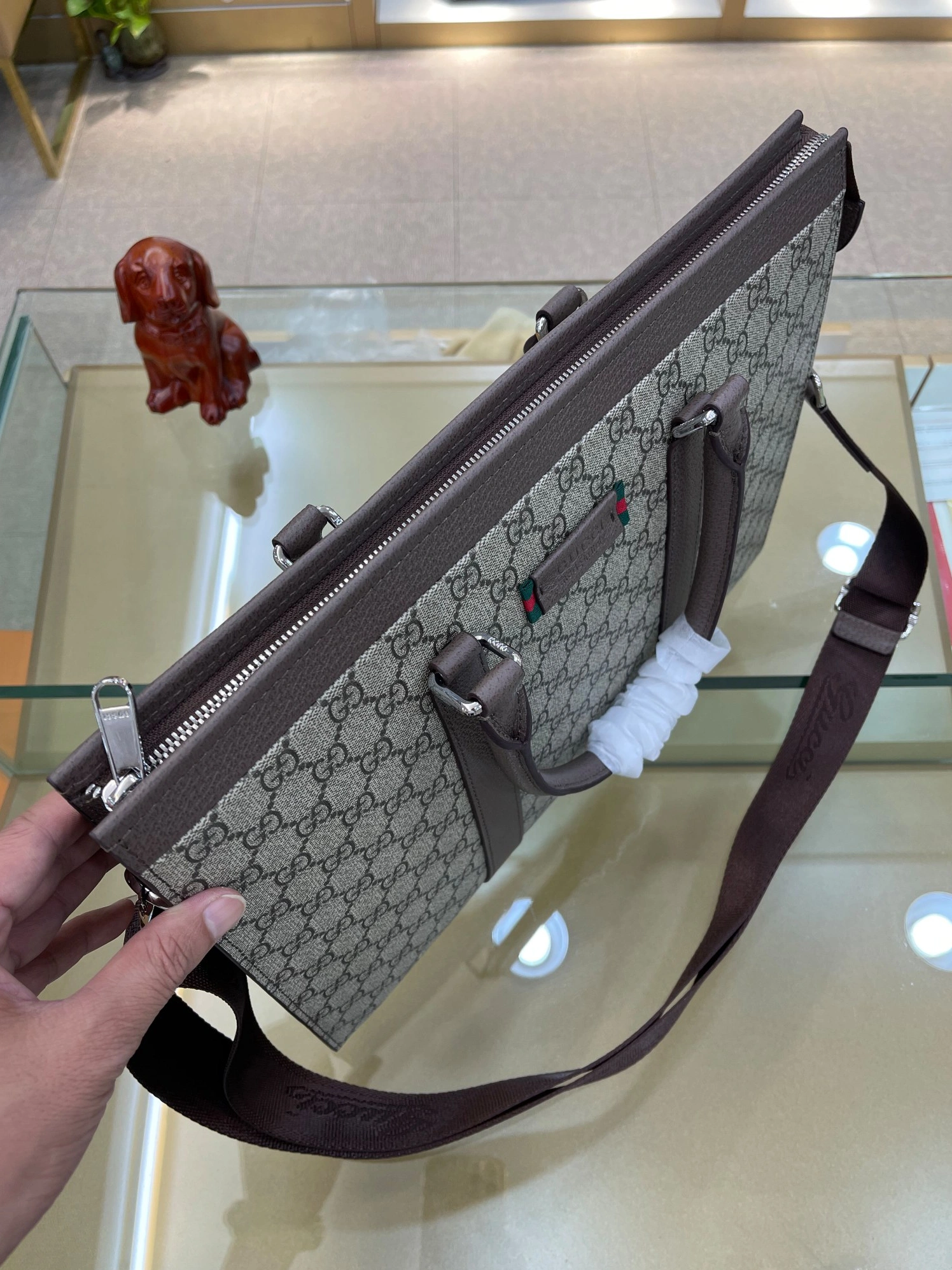 Breathable 7524 Gucci AAA Man Handbags