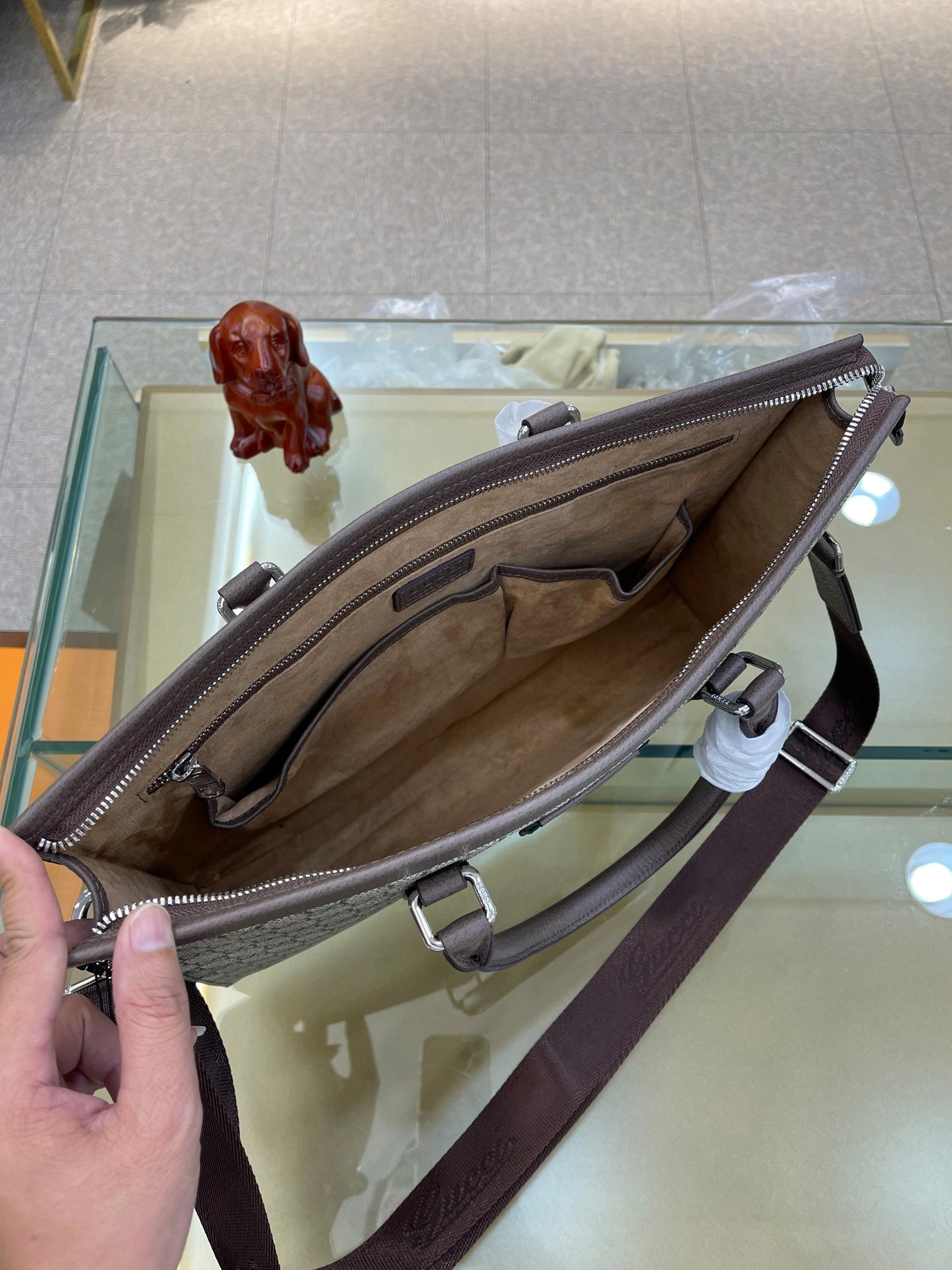Breathable 7524 Gucci AAA Man Handbags