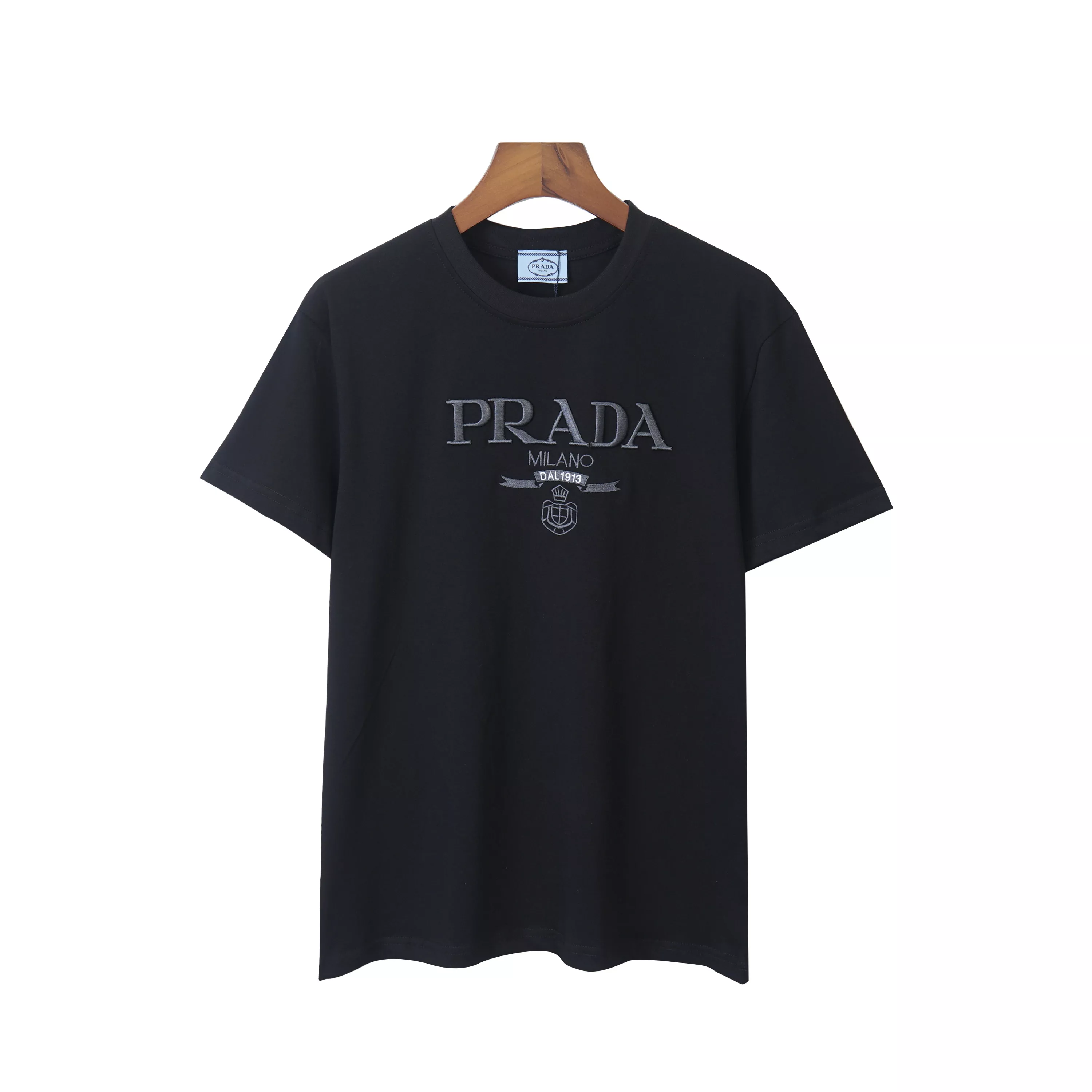 Breathable 7592 Prada T-Shirts Short Sleeved For Unisex