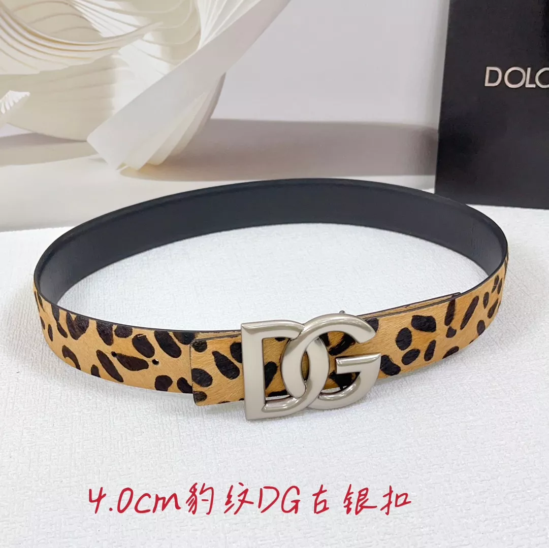 Breathable 7595 Dolce & Gabbana D&G AAA Quality Belts In 4.0cm For Unisex