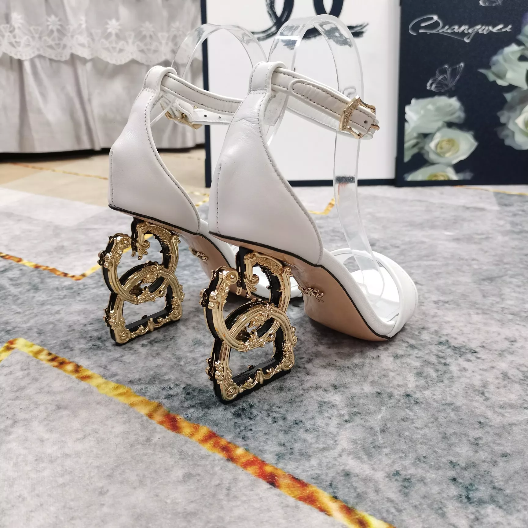 Breathable 7647 Dolce & Gabbana D&G Sandal For Women